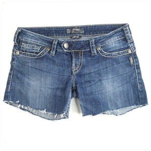 Silver Jeans Cut Off Denim Shorts Size 29